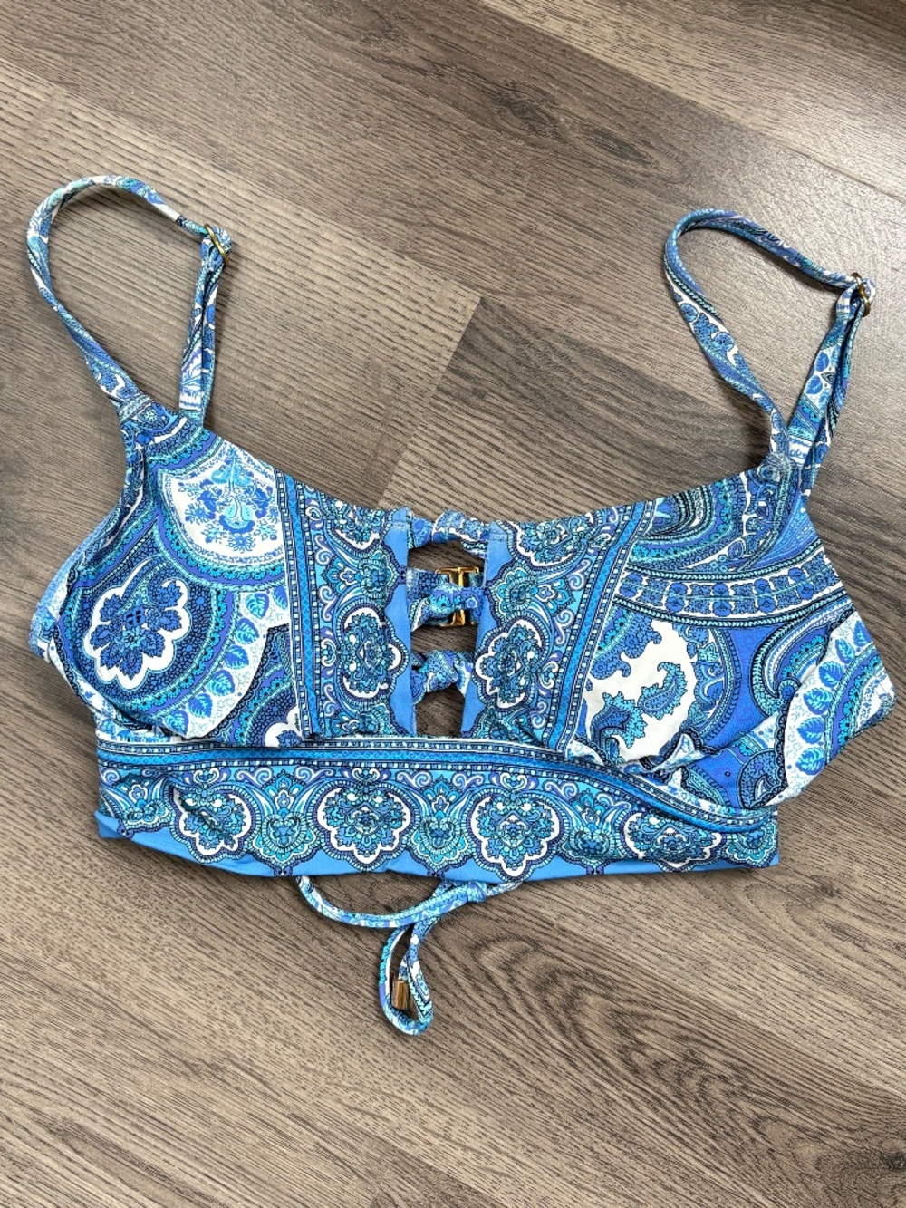 Ralph Lauren | Bikini Set | Blue Paisley | US4 - Picture 3 of 5